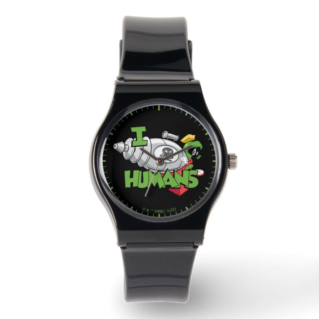 MARVIN DE MARTIAN™ I Laser Mensen Horloge (Voorkant)