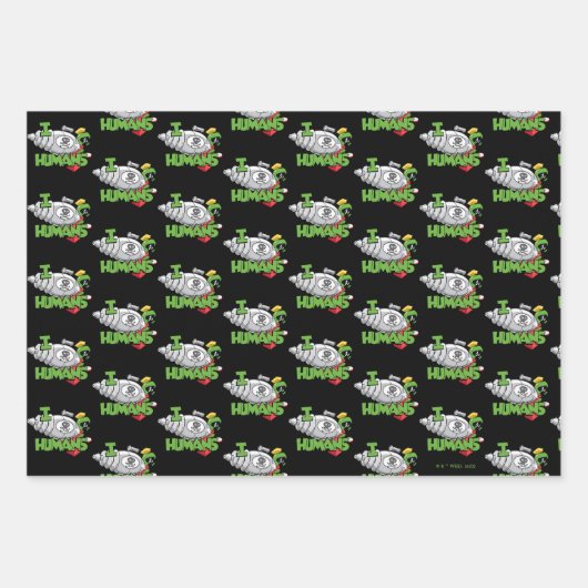 MARVIN DE MARTIAN™ I Laser Mensen Inpakpapier Vel (Voorkant)