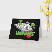 MARVIN DE MARTIAN™ I Laser Mensen Kaart (Gele Bloem)