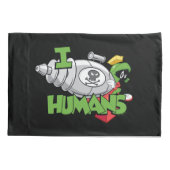 MARVIN DE MARTIAN™ I Laser Mensen Kussensloop (Achterkant)