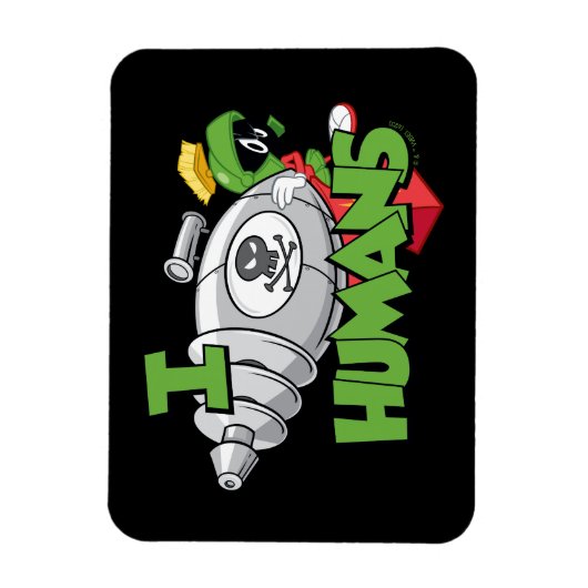 MARVIN DE MARTIAN™ I Laser Mensen Magneet (Verticaal)