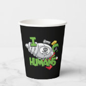 MARVIN DE MARTIAN™ I Laser Mensen Papieren Bekers (Voorkant)