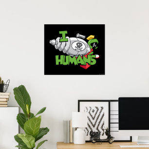 MARVIN DE MARTIAN™ I Laser Mensen Poster