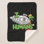 MARVIN DE MARTIAN™ I Laser Mensen Sherpa Deken (Voorkant)