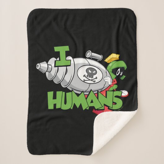 MARVIN DE MARTIAN™ I Laser Mensen Sherpa Deken (Voorkant)