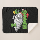 MARVIN DE MARTIAN™ I Laser Mensen Sherpa Deken (Voorkant (horizontaal))