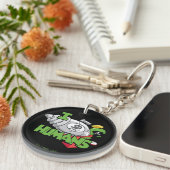 MARVIN DE MARTIAN™ I Laser Mensen Sleutelhanger (Voorkant Rechts)