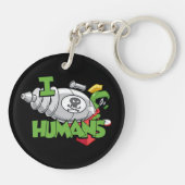 MARVIN DE MARTIAN™ I Laser Mensen Sleutelhanger (Achterkant)