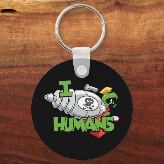 MARVIN DE MARTIAN™ I Laser Mensen Sleutelhanger (Achterkant)