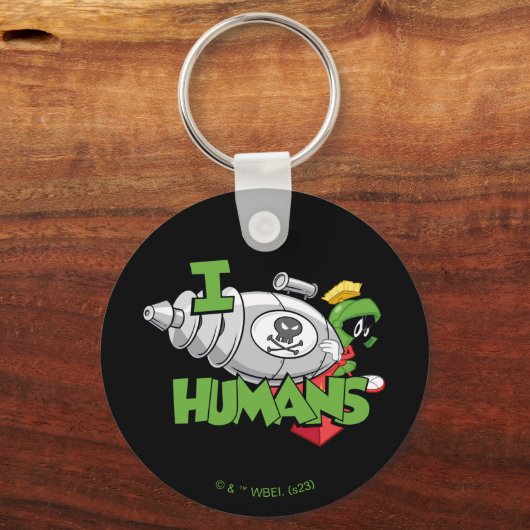 MARVIN DE MARTIAN™ I Laser Mensen Sleutelhanger (Voorkant)