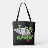 MARVIN DE MARTIAN™ I Laser Mensen Tote Bag (Achterkant)