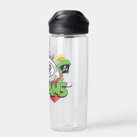 MARVIN DE MARTIAN™ I Laser Mensen Waterfles (Achterkant)