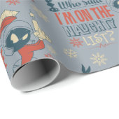 MARVIN DE MARTIAN™- Ik sta op de Naughty List? Cadeaupapier (Rol Hoek)