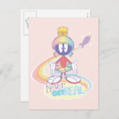 MARVIN DE MARTIAN™ IS NOG NIET EINDELIJK BRIEFKAART (Voorkant / Achterkant)