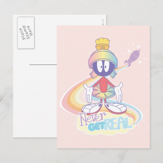 MARVIN DE MARTIAN™ IS NOG NIET EINDELIJK BRIEFKAART (Voorkant / Achterkant)