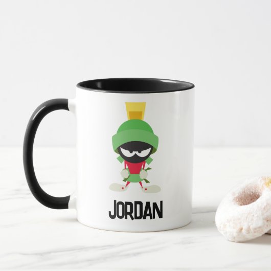 MARVIN DE MARTIAN™ | Jouw namen toevoegen Mok (Met donut)