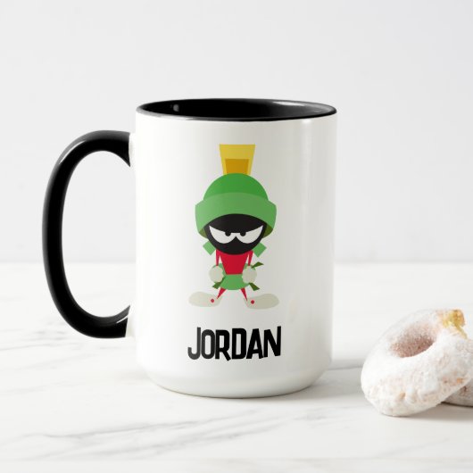 MARVIN DE MARTIAN™ | Jouw namen toevoegen Mok (Met donut)