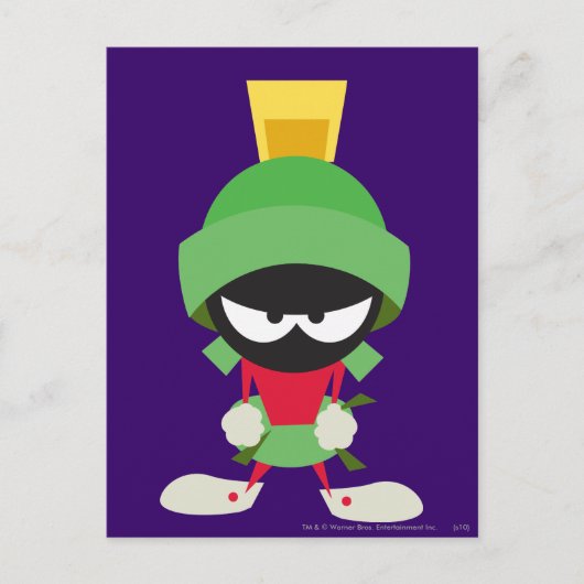 MARVIN DE MARTIAN™ klaar om aan te vallen Briefkaart (Voorkant)
