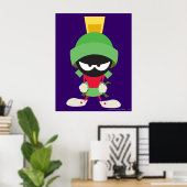 MARVIN DE MARTIAN™ klaar om aan te vallen Poster (Thuiskantoor)