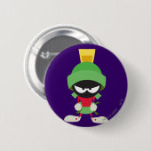 MARVIN DE MARTIAN™ klaar om aan te vallen Ronde Button 5,7 Cm (Voorkant /achterkant)