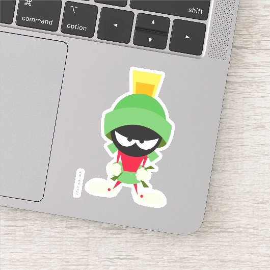 MARVIN DE MARTIAN™ klaar om aan te vallen Sticker (Detail)