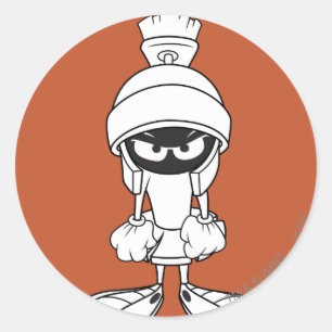 MARVIN DE MARTIAN™ Mad OP U Ronde Sticker