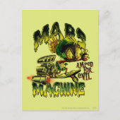MARVIN DE MARTIAN™ Mars machine Briefkaart (Voorkant)