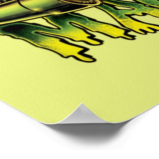 MARVIN DE MARTIAN™ Mars machine Poster (Hoek)