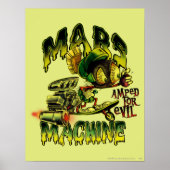 MARVIN DE MARTIAN™ Mars machine Poster (Voorkant)