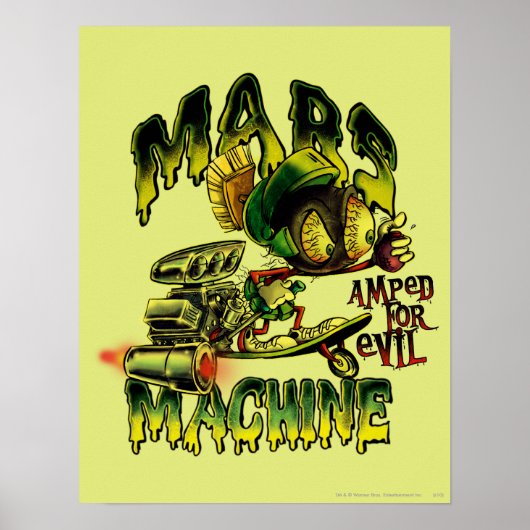 MARVIN DE MARTIAN™ Mars machine Poster (Voorkant)
