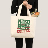 MARVIN DE MARTIAN™ - Meer koffie nodig Grote Tote Bag (Voorkant (product))