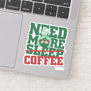 MARVIN DE MARTIAN™ - Meer koffie nodig Sticker
