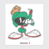 MARVIN DE MARTIAN™ met laser omhoog gericht Sticker (Vel)