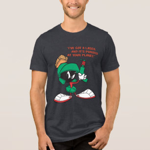 MARVIN DE MARTIAN™ met laser omhoog gericht Tri-Blend Shirt