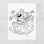 MARVIN DE MARTIAN™ MET speelgoed Briefkaart (Voorkant)