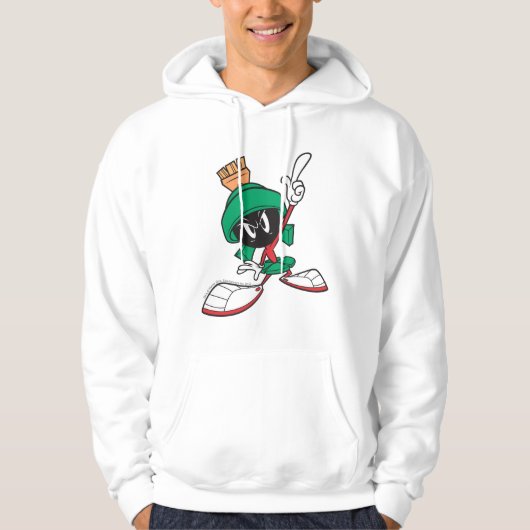 MARVIN DE MARTIAN™ naar boven gericht Hoodie (Voorkant)
