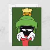 MARVIN DE MARTIAN™ Pout Briefkaart (Voorkant / Achterkant)