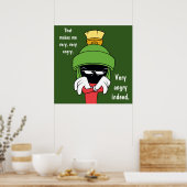 MARVIN DE MARTIAN™ Pout Poster (Keuken)