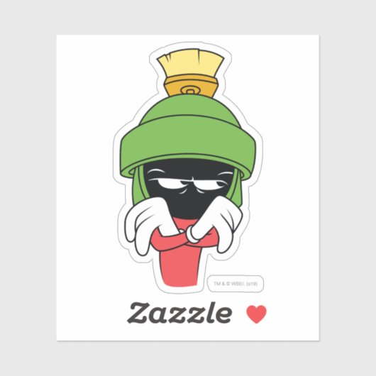MARVIN DE MARTIAN™ Pout Sticker (Vel)