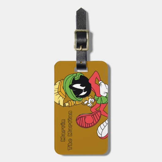 MARVIN DE MARTIAN™-RAND MET Laser Bagagelabel (Voorkant verticaal)