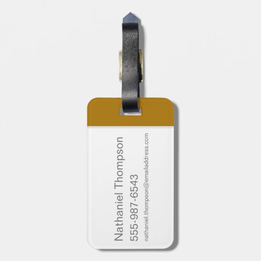 MARVIN DE MARTIAN™-RAND MET Laser Bagagelabel (Achterkant verticaal)