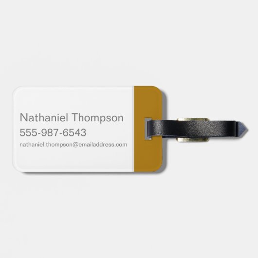 MARVIN DE MARTIAN™-RAND MET Laser Bagagelabel (Achterkant horizontaal)