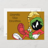 MARVIN DE MARTIAN™-RAND MET Laser Briefkaart (Voorkant / Achterkant)