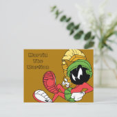 MARVIN DE MARTIAN™-RAND MET Laser Briefkaart (Staand voorkant)
