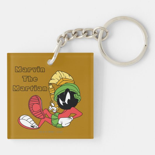 MARVIN DE MARTIAN™-RAND MET Laser Sleutelhanger (Achterkant)