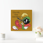 MARVIN DE MARTIAN™-RAND MET Laser Vierkante Klok (Huis)
