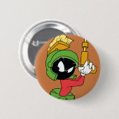 MARVIN DE MARTIAN™ Ready MET Laser Ronde Button 5,7 Cm (Voorkant /achterkant)