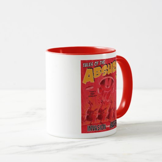 MARVIN DE MARTIAN™ Retro Invasion van Mars Comic Mok (Voorkant rechts)