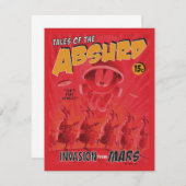 MARVIN DE MARTIAN™ Retro Invasion van Mars Comic Notitiekaartje (Voorkant / Achterkant)
