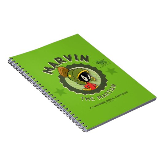 MARVIN DE MARTIAN™ Retro Lobby Kaart Notitieboek (Rechterzijde)